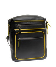 MOMO DESIGN BICOLOR Mochila de piel para portátil de 15,6" amarillo negro - Mochilas para portátil - 3