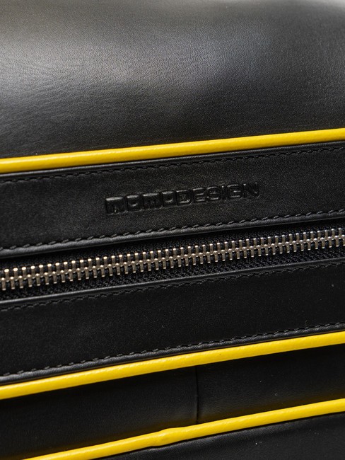 BICOLOR Mochila de piel para portátil de 15,6" amarillo negro - Mochilas para portátil