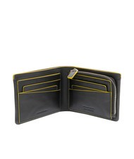 MOMO DESIGN BICOLOR Monedero de piel amarillo negro - Carteras Hombre - 2