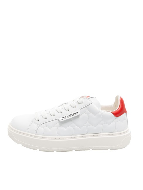 BOLD 40 Zapatillas de piel blanco/lacado - Zapatos Mujer