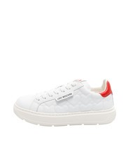 LOVE MOSCHINO BOLD 40 Zapatillas de piel blanco/lacado - Zapatos Mujer - 2