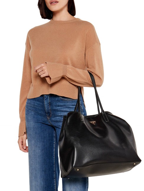 ECO VICTORIA  Bolso de hombro NEGRO - Bolsos Mujer