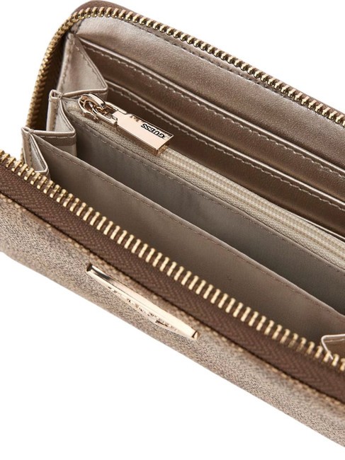 LAUREL 4G Cartera mediana con cremallera LOGOTIPO DE LECHE - Carteras Mujer