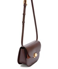 FURLA SFERA Bolso de piel con solapa chocolate - Bolsos Mujer - 3