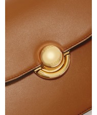 FURLA SFERA Bolso de piel con solapa brandy - Bolsos Mujer - 4