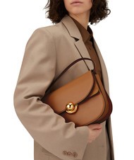 FURLA SFERA Bolso de piel con solapa brandy - Bolsos Mujer - 6