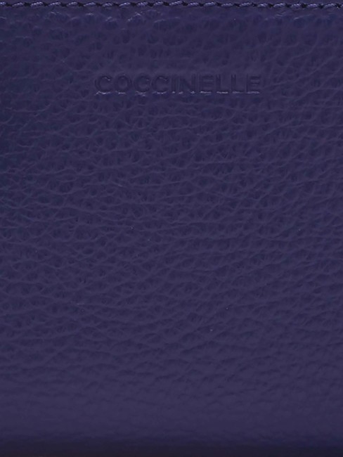 TASSEL Cartera de piel granulada azul real - Carteras Mujer