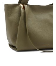 COCCINELLE OLIVER Bolso de piel con doble asa verde laurel - Bolsos Mujer - 3