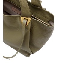 COCCINELLE OLIVER Bolso de piel con doble asa verde laurel - Bolsos Mujer - 4