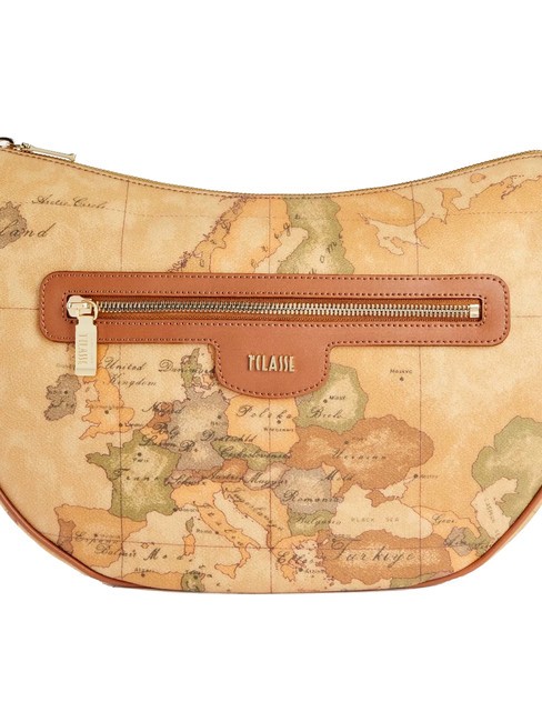 GEO CLASSIC bolso de hombro media luna NATURAL - Bolsos Mujer