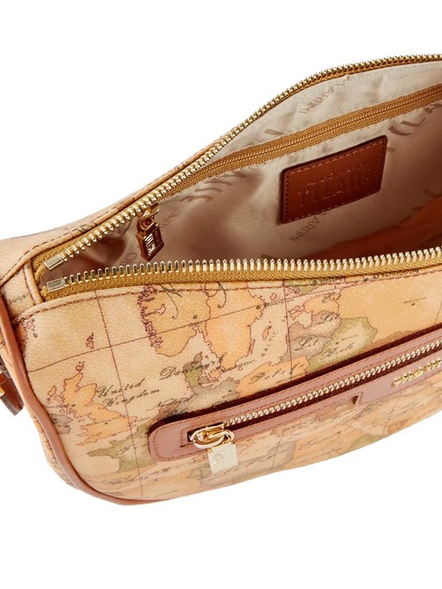 GEO CLASSIC bolso de hombro media luna NATURAL - Bolsos Mujer