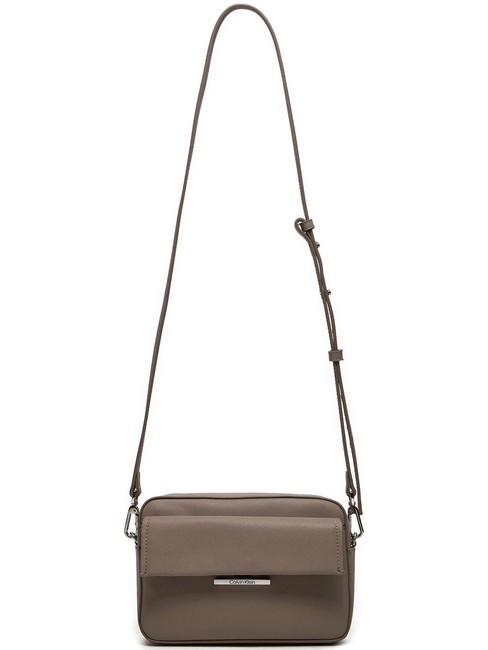 LINEAR Mini bolso de hombro ceniza - Bolsos Mujer