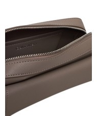 CALVIN KLEIN LINEAR Mini bolso de hombro ceniza - Bolsos Mujer - 4