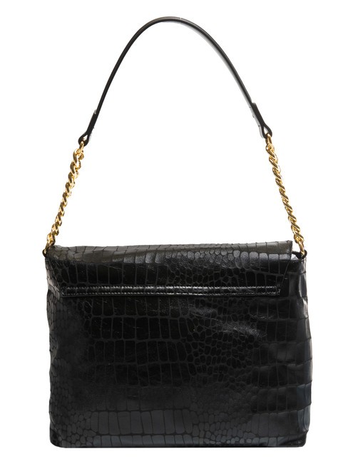 CROCO Bolso de hombro negro - Bolsos Mujer