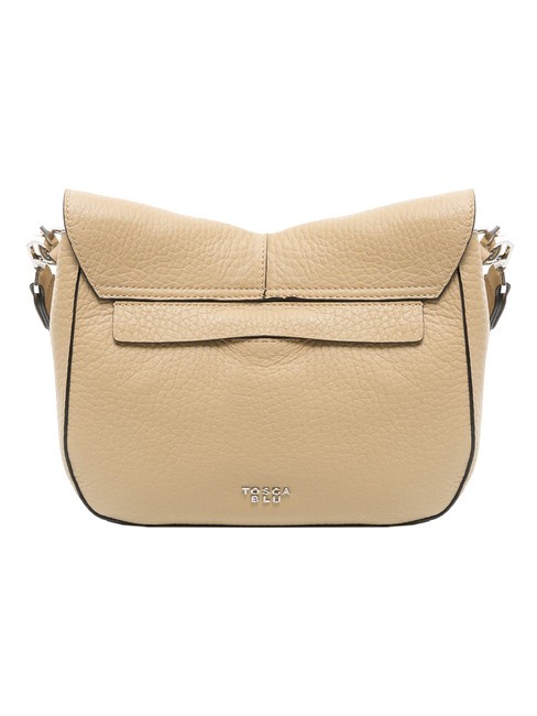 SIERRA Bolso de piel con bandolera BEIGE - Bolsos Mujer