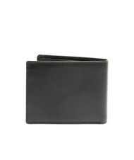 JOHN RICHMOND EMBOSSED LOGO Cartera de piel con monedero negro - Carteras Hombre - 3