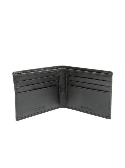 EMBOSSED LOGO Cartera de piel con protección RFID negro - Carteras Hombre
