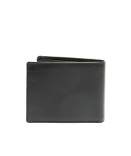 JOHN RICHMOND EMBOSSED LOGO Cartera de piel con monedero negro - Carteras Hombre - 3