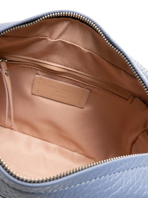 LOGO PRINT Bolso de dormitorio de piel martillada ming azul - Bolsos Mujer