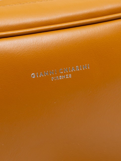 LOGO PRINT Bolso dormitorio piel lisa bronceado - Bolsos Mujer