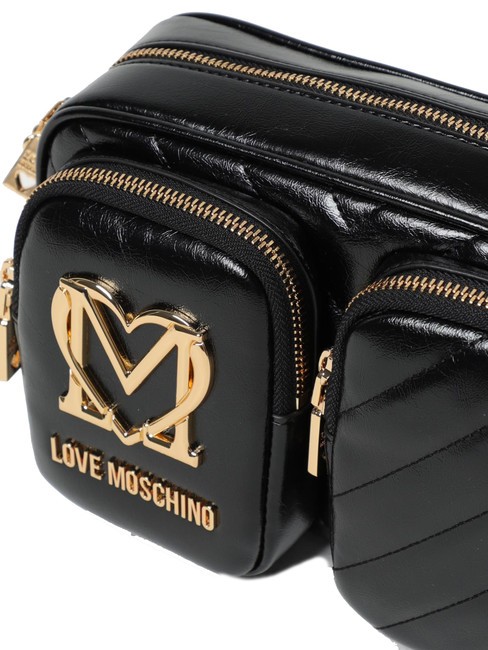 CITY POCKETS Bolso de hombro acolchado negro - Bolsos Mujer