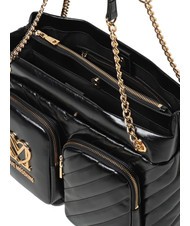 LOVE MOSCHINO CITY POCKETS Bolsa de compras acolchada negro - Bolsos Mujer - 3