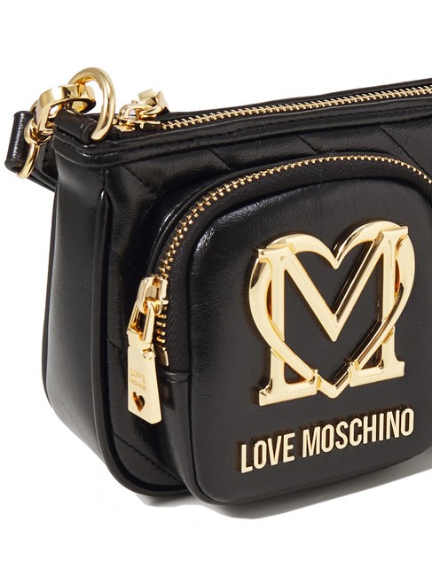 CITY POCKETS Bolso de hombro acolchado negro - Bolsos Mujer