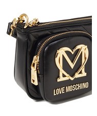 LOVE MOSCHINO CITY POCKETS Bolso de hombro acolchado negro - Bolsos Mujer - 3