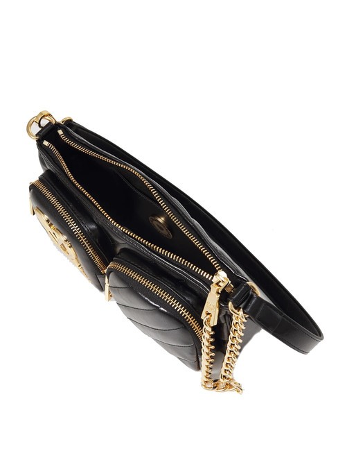 CITY POCKETS Bolso de hombro acolchado negro - Bolsos Mujer