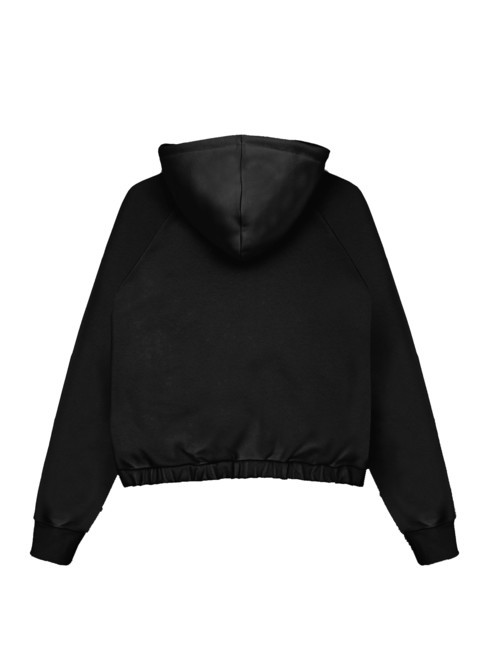 SPELL Sudadera de cuello alto con capucha negro - Sudaderas de mujer