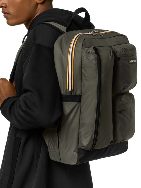 AMBERT Mochila para port&aacute;til de 15,6" verde negruzco - Mochilas para port&aacute;til