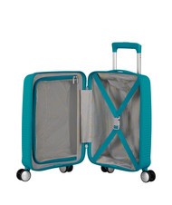 AMERICAN TOURISTER SOUNDBOX MINI Equipaje de mano extra pequeño verde azulado profundo - Equipaje de mano - 2