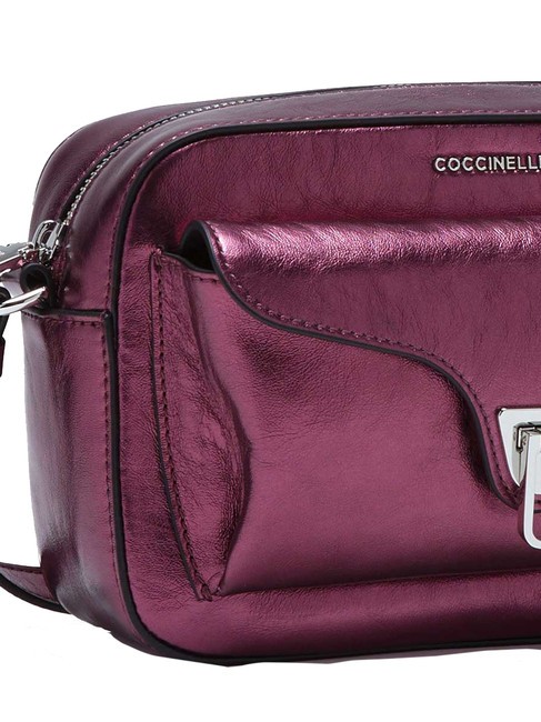 BEAT PEPITA  Mini bolso bandolera, en piel. rosa pulpa - Bolsos Mujer