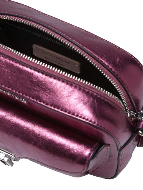 BEAT PEPITA  Mini bolso bandolera, en piel. rosa pulpa - Bolsos Mujer