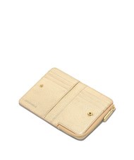 COCCINELLE METALLIC SOFT Tarjetero de piel dorado - Carteras Mujer - 2