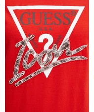 GUESS SS CN ICON  Camiseta de algodón delicioso rojo - camiseta - 4