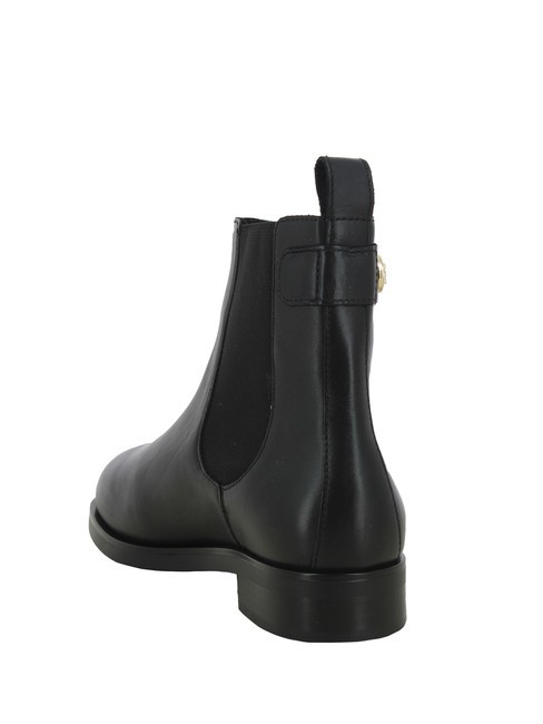 STUD LOW CHELSEA Bot&iacute;n de piel NEGRO - Zapatos Mujer