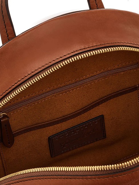 ANGELA Mochila de cuero BROWN - Bolsos Mujer