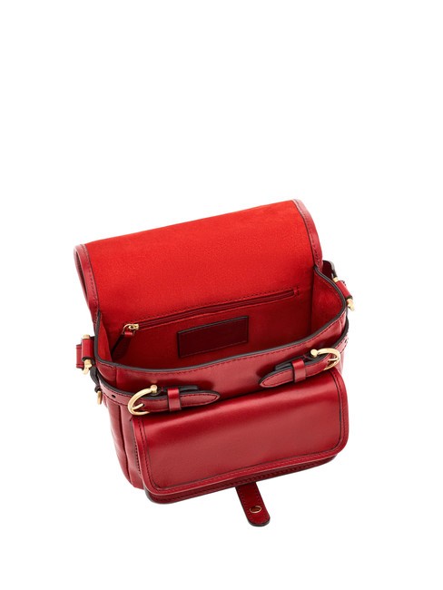 BIBA Mini bolso de hombro grosella / oro - Bolsos Mujer