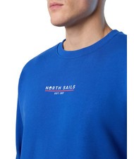 NORTH SAILS BASIC Sudadera de algodón con logotipo surf azul - Sudaderas - 4