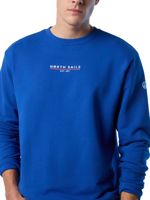 BASIC Sudadera de algod&oacute;n con logotipo surf azul - Sudaderas
