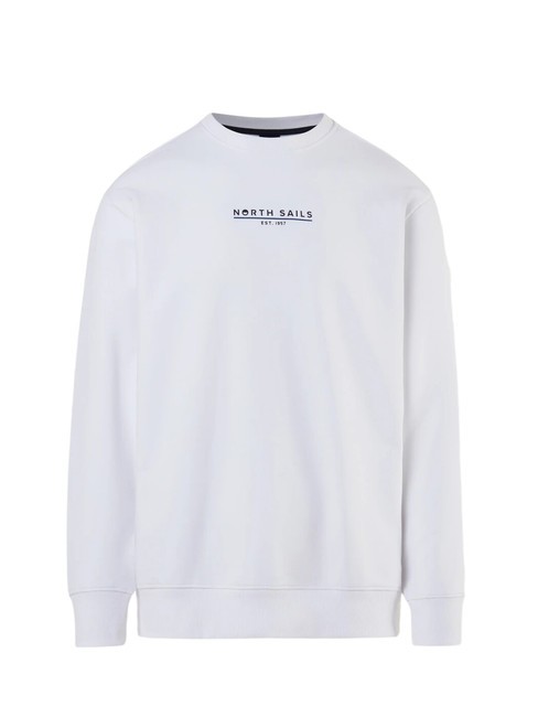 BASIC Sudadera de algodón con logotipo blanco - Sudaderas