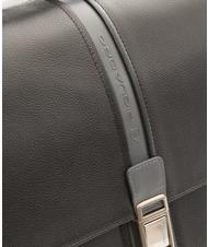 PIQUADRO Cartera Línea X1, para PC de 15.6" Negro / gris - Maletines de Trabajo - 4