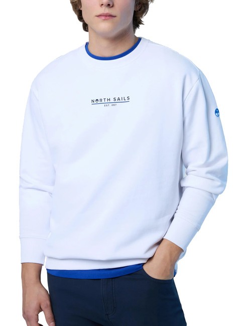 BASIC Sudadera de algod&oacute;n con logotipo blanco - Sudaderas