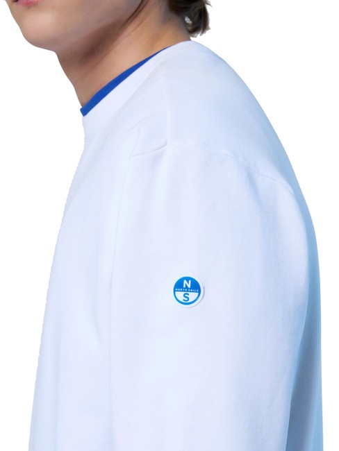 BASIC Sudadera de algod&oacute;n con logotipo blanco - Sudaderas