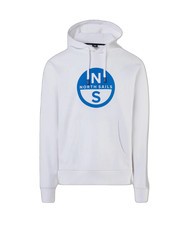 NORTH SAILS BASIC Sudadera con capucha y logo estampado blanco - Sudaderas - 4