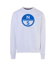 NORTH SAILS BASIC Sudadera de cuello redondo con logo estampado blanco - Sudaderas - 4
