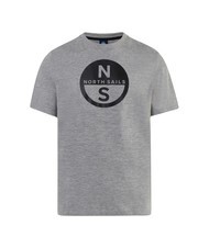 NORTH SAILS BASIC Camiseta de algod&oacute;n con logo estampado mezcla gris - camiseta - 4