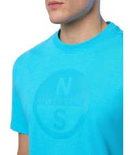 NORTH SAILS BASIC Camiseta de algodón con logo estampado Acuario - camiseta - 3