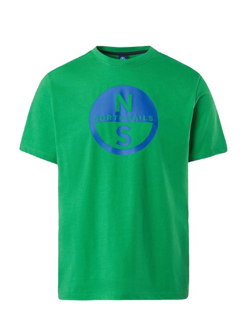 BASIC Camiseta de algod&oacute;n con logo estampado abeja verde - camiseta